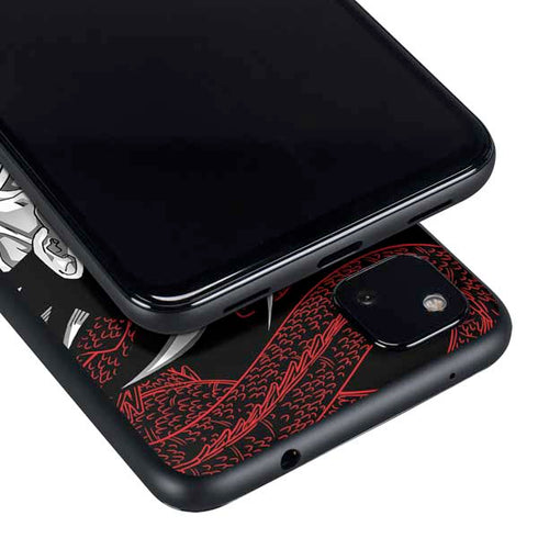 Dragon Ball Z Goku and Shenron Google Pixel 4a Skin